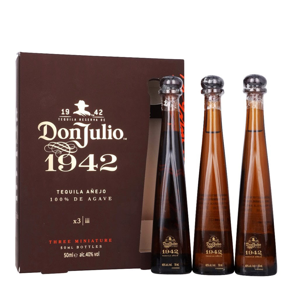 Don Julio 1942 Tequila 3x50ml Miniature Gift Pack Urban Spirits